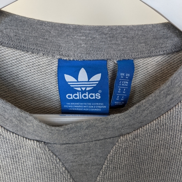 Adidas Grey Crewneck - Picture 6 of 6